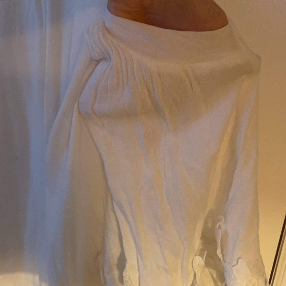 All White Lacey lined Dress - Picture 6 of 11
